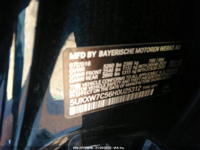 5UXXW7C56H0U25312 BMW X4 M40i