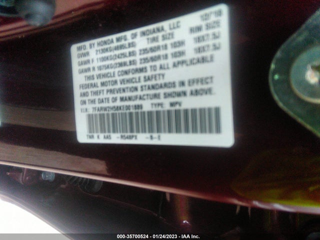 Honda CR-V EX 2019 7FARW2H58KE001889 Image 11