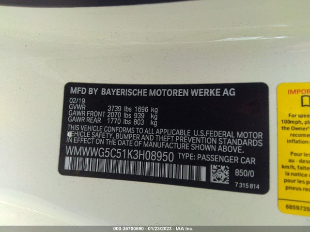 2019 Mini Roadster, VIN: WMWWG5C51K3H08950