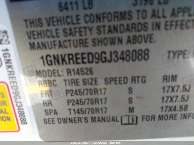 Chevrolet Traverse Ls 2016 1GNKREED9GJ348088 Image 9