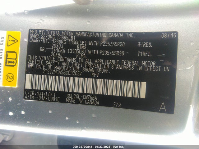 Lexus RX 350 2016 2T2ZZMCA5GC032057 Image 10