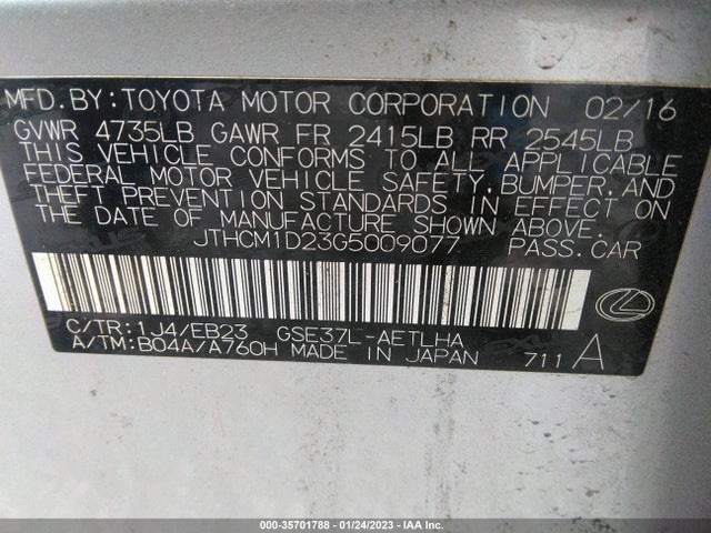 JTHCM1D23G5009077 Lexus IS 300