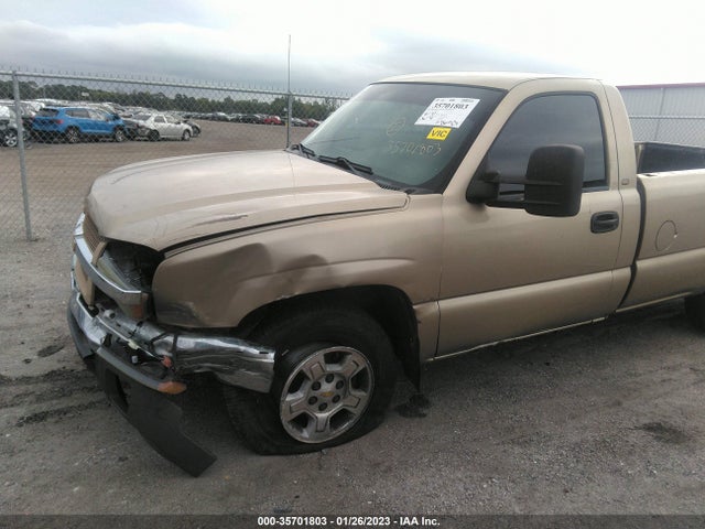 2005 CHEVROLET SILVERADO 1500 WORK TRUCK VIN: 1GCEK14X85Z268374
