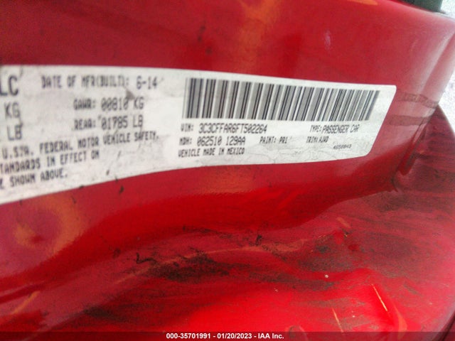 3C3CFFAR6FT502264 Fiat 500 POP