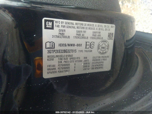GMC Sierra 1500 Denali 2011 3GTP2XE22BG327915 Image 10