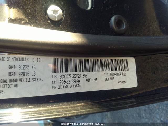 Dodge Challenger R/t Scat Pack 2016 2C3CDZFJ2GH271559 Image 9