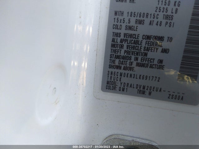 2020 Nissan NV 200, VIN: 3N6CM0KN3LK691772
