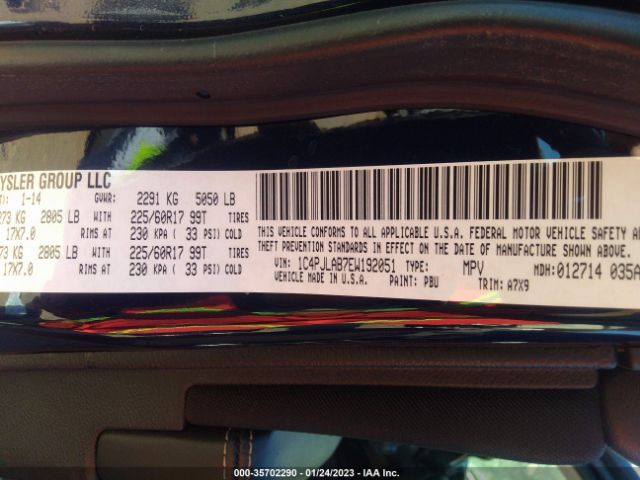 1C4PJLAB7EW192051 Jeep Cherokee Sport