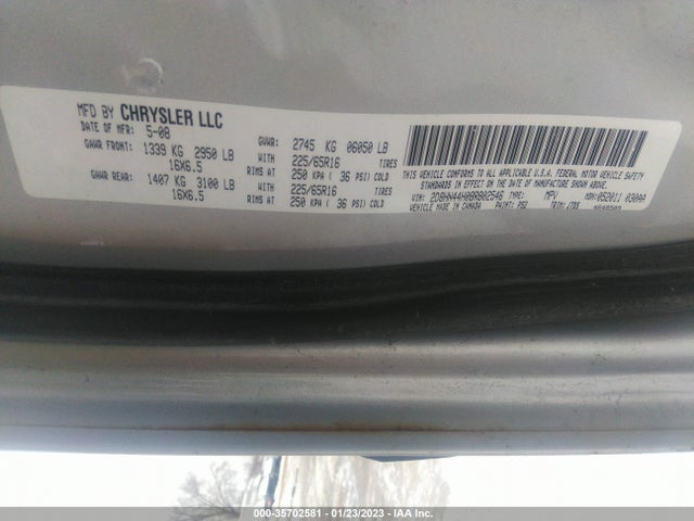 Dodge Grand Caravan Se 2008 2D8HN44H08R802546 Image 10