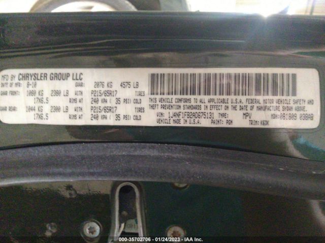 1J4NF1FB2AD675131 Jeep Compass Latitude