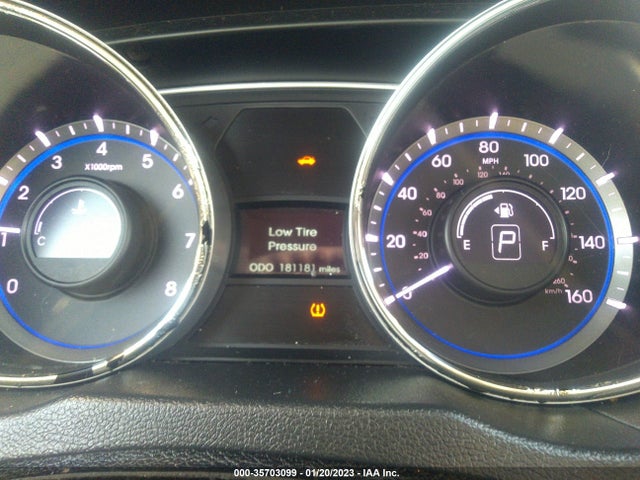 2013 HYUNDAI SONATA GLS VIN: 5NPEB4ACXDH648616