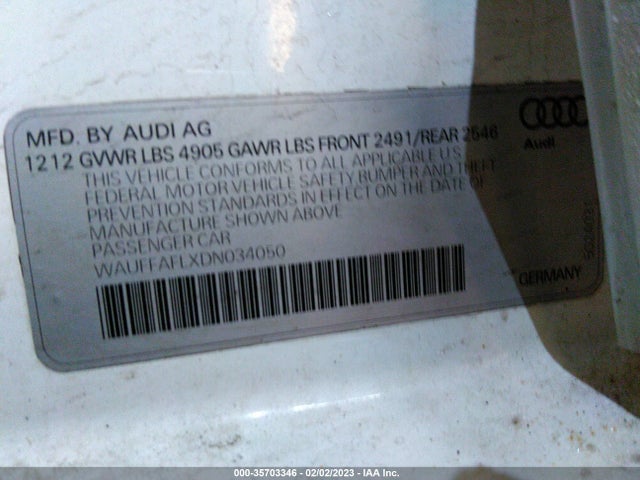 Audi A4 2013 WAUFFAFLXDN034050 Image 10