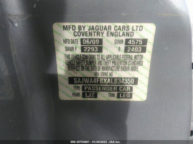 SAJWA4FBXALB34350 Jaguar XK