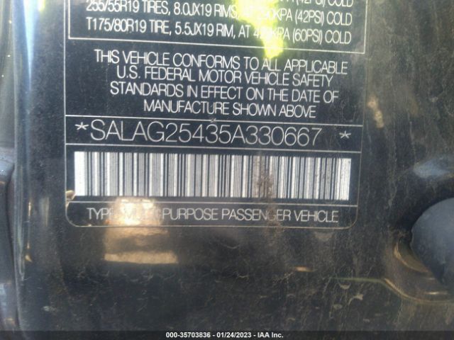 SALAG25435A330667 Land Rover LR3 HSE