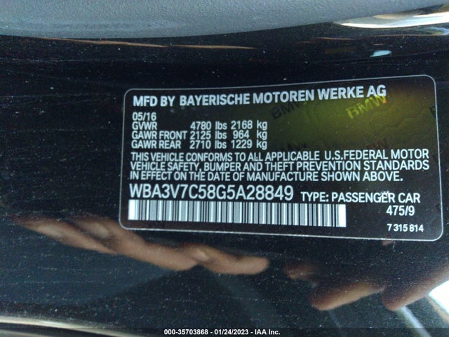 BMW 4 Series 428i 2016 WBA3V7C58G5A28849 Image 10