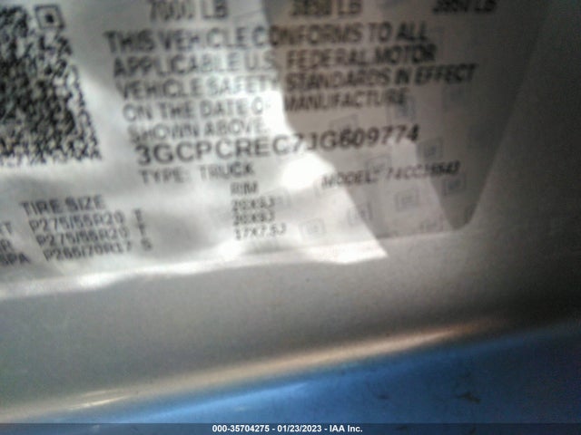 Chevrolet Silverado 1500 Lt 2018 3GCPCREC7JG609774 Image 10