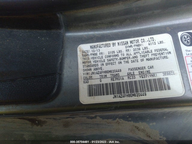 Nissan 370Z 2014 JN1AZ4FH8EM620449 Image 9