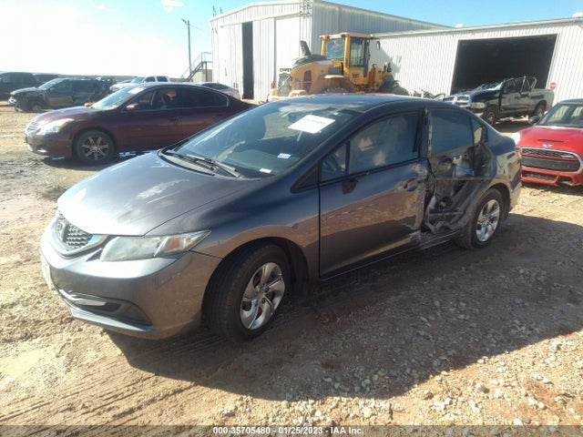 Honda Civic Sedan Lx 2014 19XFB2F57EE080432 Image 2