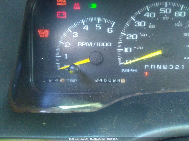 1998 CHEVROLET C/K 1500 VIN: 2GCEK19RXW1205801