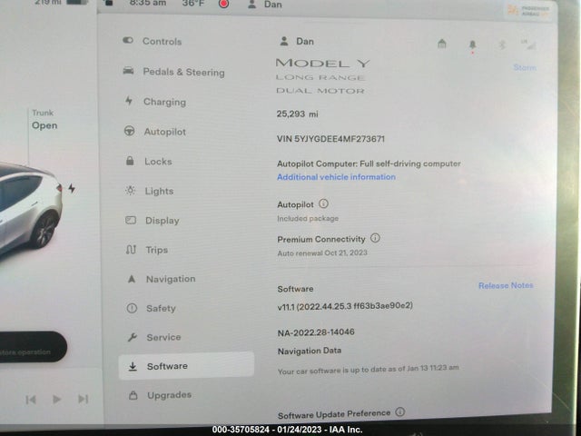 Tesla Model Y 2021 5YJYGDEE4MF273671 Image 8