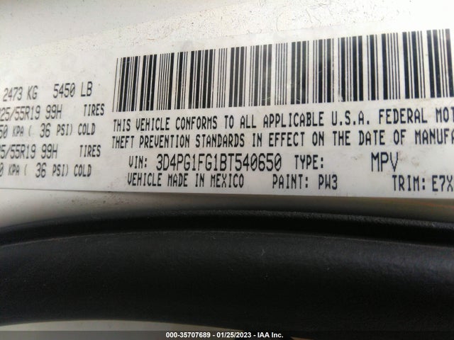 Dodge Journey Mainstreet 2011 3D4PG1FG1BT540650 Image 9