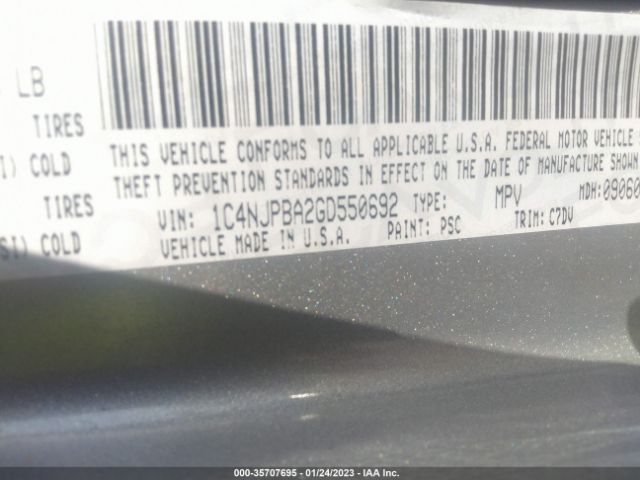 1C4NJPBA2GD550692 Jeep Patriot Sport