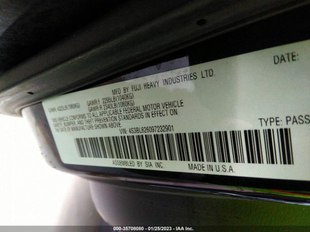 4S3BL626097232901 Subaru Legacy Ltd