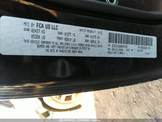 Dodge Charger Sxt 2016 2C3CDXJG8GH341792 Image 9