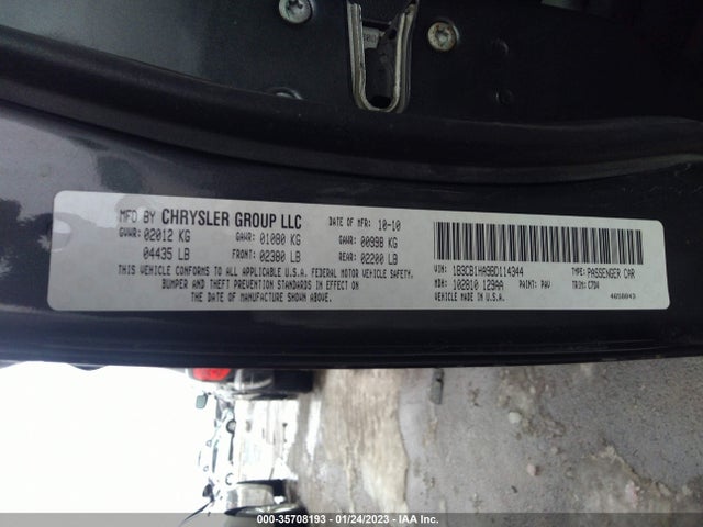 2011 DODGE CALIBER HEAT VIN: 1B3CB5HA0BD110674