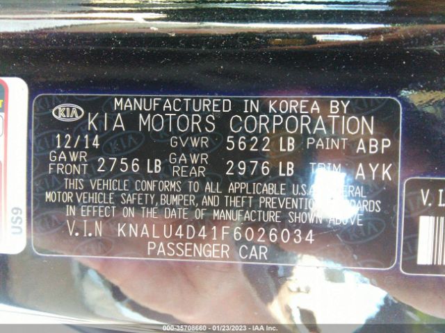 KNALU4D41F6026034 KIA K900 Premium