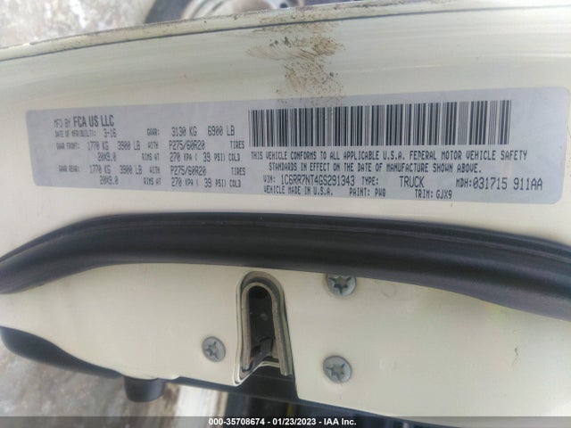 2016 Ram 1500, VIN: 1C6RR7NT4GS291343