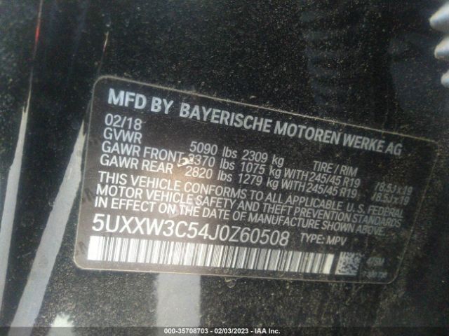 5UXXW3C54J0Z60508 BMW X4 Xdrive28i