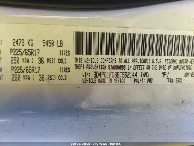 Dodge Journey Mainstreet 2011 3D4PG1FG8BT562144 Image 10