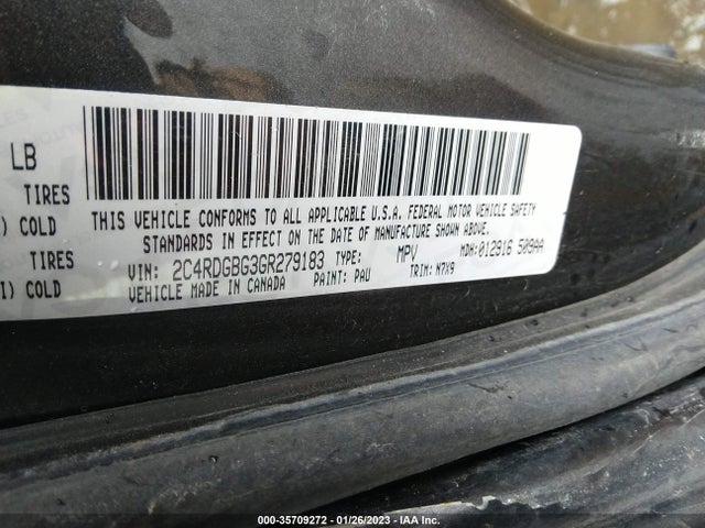 Dodge Grand Caravan Se Plus 2016 2C4RDGBG3GR279183 Image 14