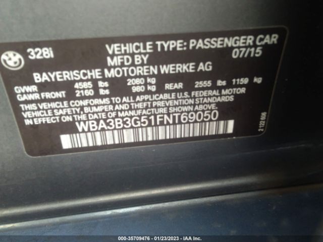 WBA3B3G51FNT69050 BMW 3 Series 328i Xdrive