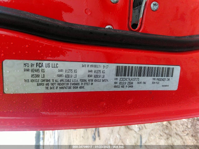 2018 Dodge Charger, VIN: 2C3CDXCT0JH157173