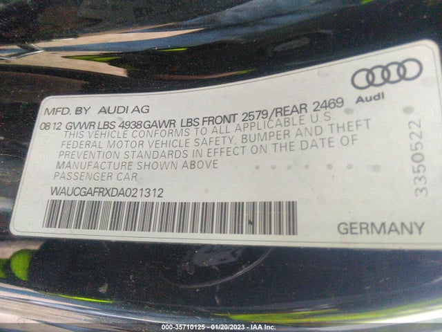 Audi S5 Premium Plus 2013 WAUCGAFRXDA021312 Image 9