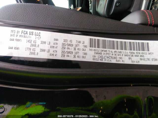 Dodge Durango R/t 2017 1C4SDJCT4HC781043 Image 11