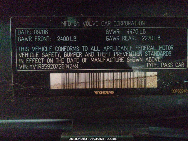 Volvo S60 2007 YV1RS592072614249 Image 10