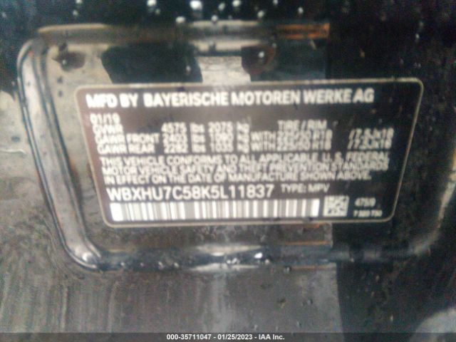 WBXHU7C58K5L11837 BMW X1 Sdrive28i