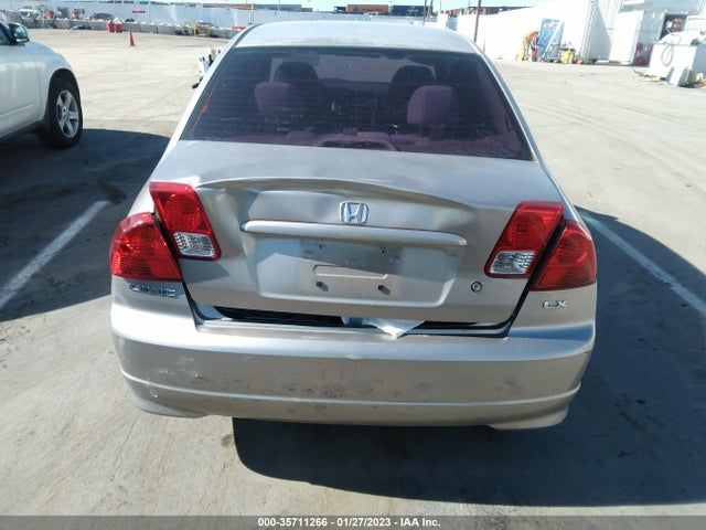 2005 HONDA CIVIC SDN LX VIN: JHMES16545S000859