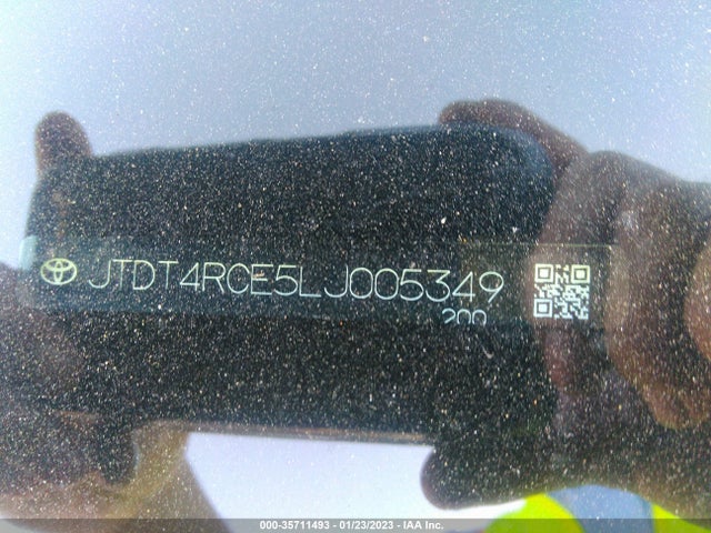 Toyota Corolla Xse 2020 JTDT4RCE5LJ005349 Image 10