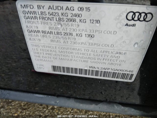 WA1L2AFP1GA060546 Audi Q5 Premium Plus