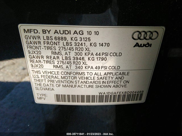 WA1DGAFEXBD004469 Audi Q7 3.0t S Line