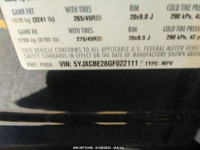 5YJXCBE28GF022111 Tesla Model X 70d/90d/75d/60d/p100d