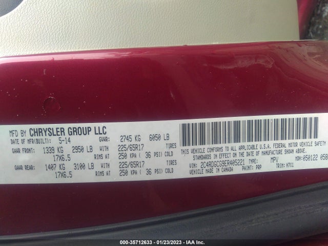 Dodge Grand Caravan Sxt 2014 2C4RDGCG9ER405221 Image 11