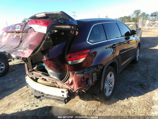 Toyota Highlander Limited 2018 5TDDZRFH5JS838127 Image 4