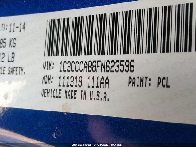 Chrysler 200 Limited 2015 1C3CCCAB8FN623596 Image 9