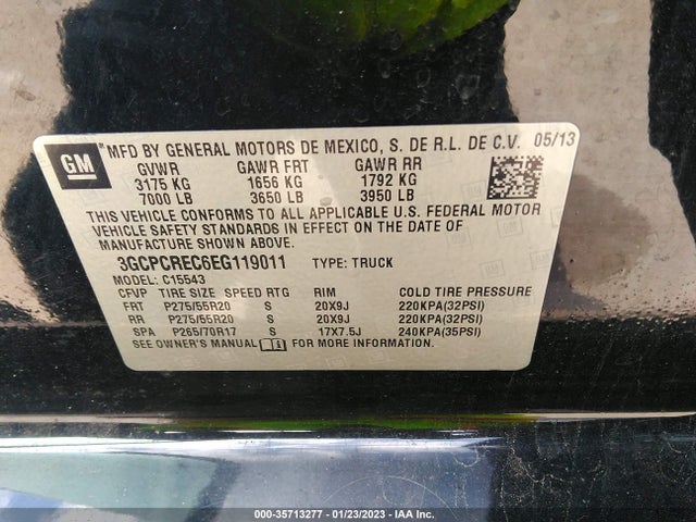 Chevrolet Silverado 1500 Lt 2014 3GCPCREC6EG119011 Image 10
