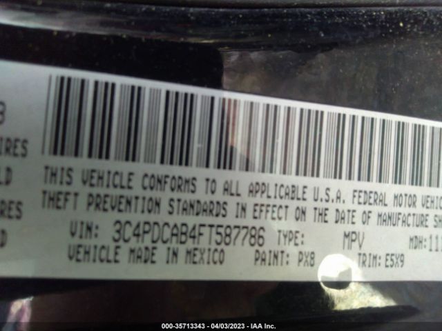 3C4PDCAB4FT587786 Dodge Journey American Value Pkg